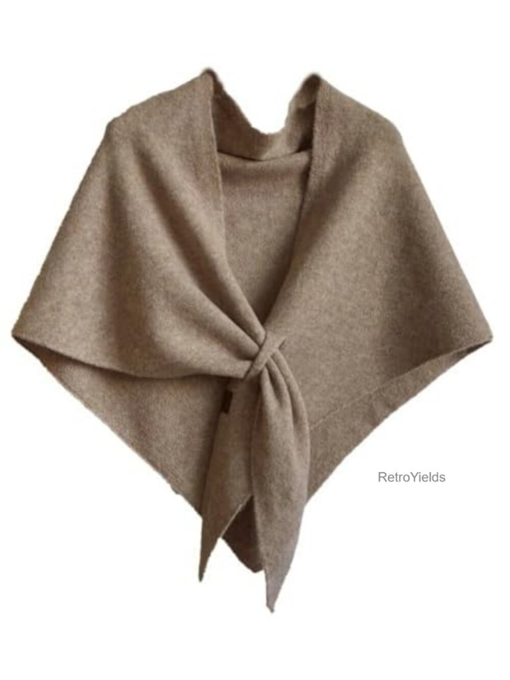 Women's Soft Knit Shawl Wrap Poncho Sweater Scarf 100% Polyester